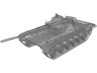 T-72M1 3D Model preview