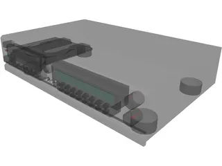 CD Player 3D Model preview