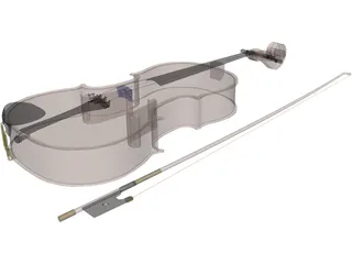 Viola 3D Model preview