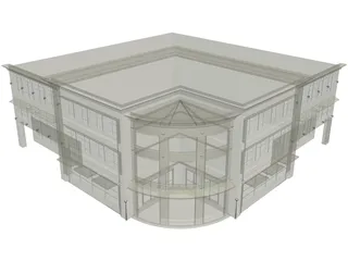 Shopping Center 3D Model preview