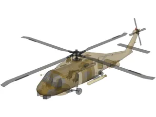 Sikorsky SH-60B Seahawk 3D Model preview