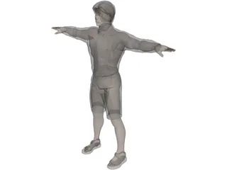 Man [+Outfits and Hairstyles] 3D Model preview