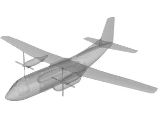 C-160 Transall 3D Model preview