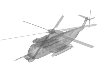 Sikorsky MH-53 Pave Low 3D Model preview