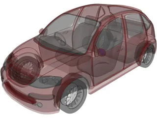 Citroen C3 3D Model preview