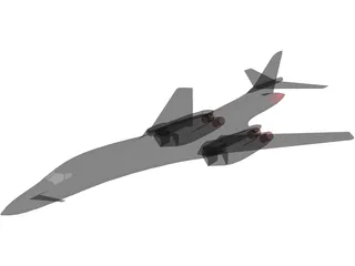 B-1B 3D Model preview