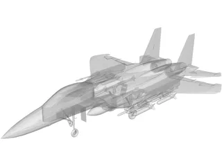 F-15E 3D Model preview