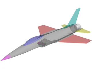 F-16 3D Model preview