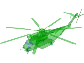Sikorsky MH-53E Pave Low 3D Model preview