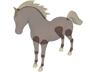 Horse 3D Model preview
