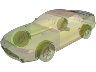 Ford Mustang Coupe (1996) 3D Model preview