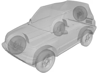 Isuzu Geo Tracker (1993) 3D Model preview