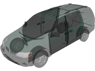 Pontiac Montana (1997) 3D Model preview
