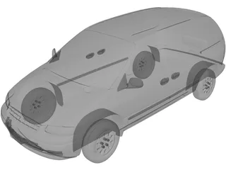 Plymouth Voyager (1997) 3D Model preview