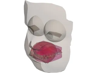 Face Baby 3D Model preview