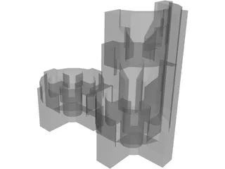 Foam Study Model 3D Model preview