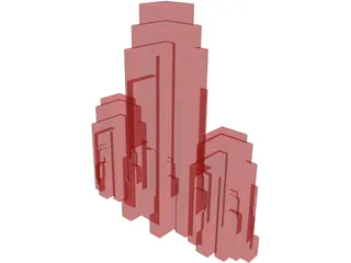 High Rise 3D Model preview