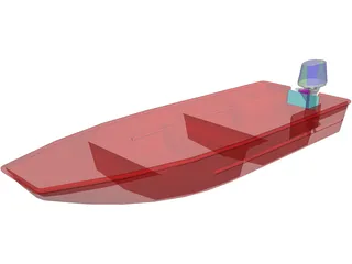 Skiff 3D Model preview