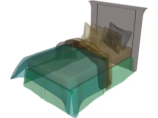 Bed 3D Model preview
