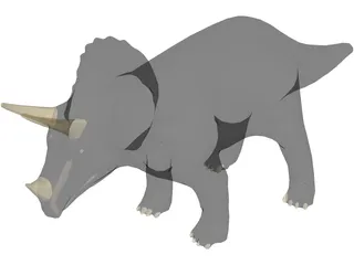 Triceratops 3D Model preview