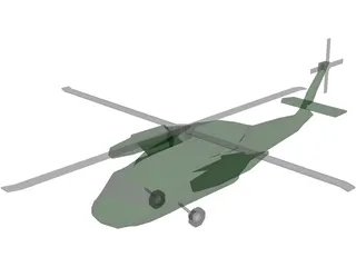 Sikorsky MH-60 Stallion 3D Model preview