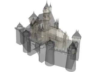 Castle 3D Model preview