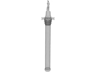 Nelsons Column 3D Model preview