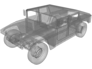 Humvee 3D Model preview