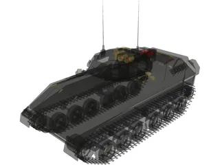 M3 Bradley 3D Model preview