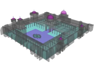 Mosque 3D Model preview