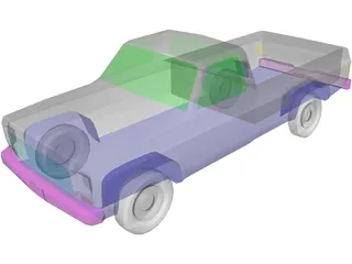 Chevrolet Pickup (1978) 3D Model preview