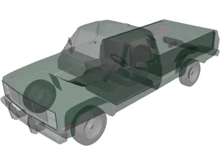 GMC Pickup (1985) 3D Model preview