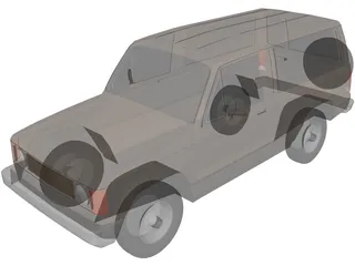 Isuzu Trooper (1986) 3D Model preview
