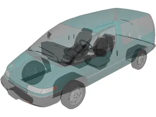 Chevrolet Lumina (1992) 3D Model preview
