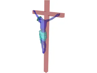 Crucifix 3D Model preview