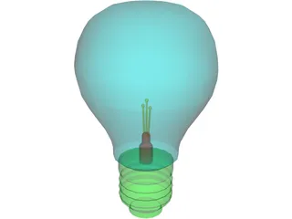 Light Bulb 3D Model preview