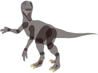 Velociraptor 3D Model preview