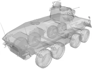 Luchs APC Personal Carrier 3D Model preview