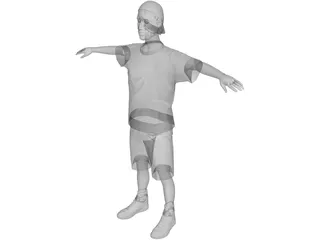 Boy 3D Model preview