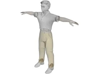 Man 3D Model preview