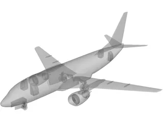 Boeing 737 3D Model preview