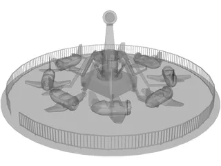 Airplane Ride 3D Model preview