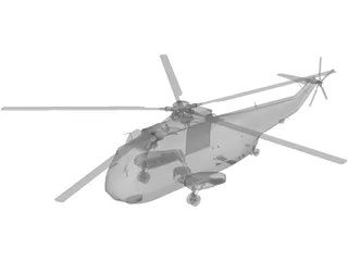 Sikorsky SH-3H Sea King 3D Model preview