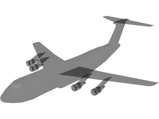 Lockheed C-5G Galaxy 3D Model preview