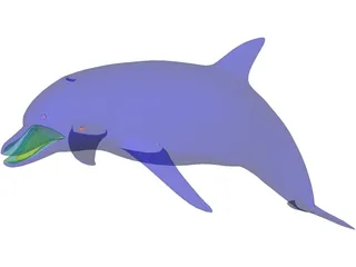 Dolphin 3D Model preview