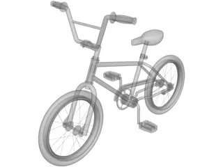 Bicycle BMX 3D Model preview