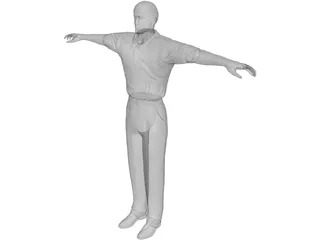 Man 3D Model preview