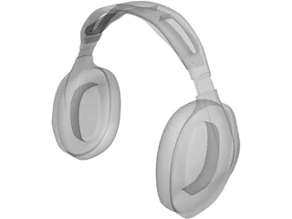 Headphones 3D Model preview