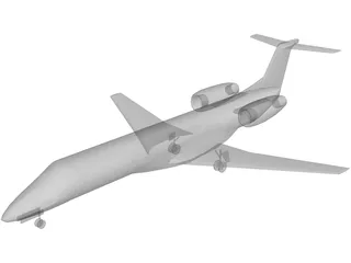 Embraer ERJ 135 3D Model preview
