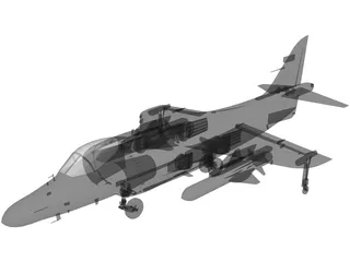 BAE Sea Harrier Mk.2 3D Model preview